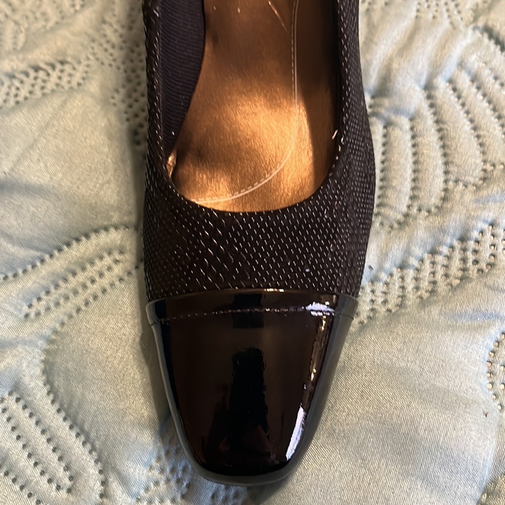 (#106)NWT ladies black dress shoes by Rose Petals/walking Cradles. Size 6 1/2N - Picture 7 of 16